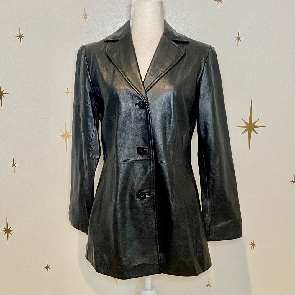 Vintage Black Leather Jacket